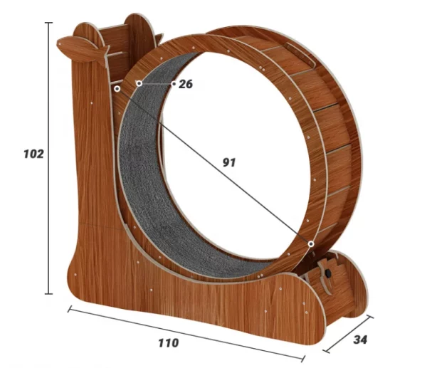 Roue Exercice Chat Silencieuse