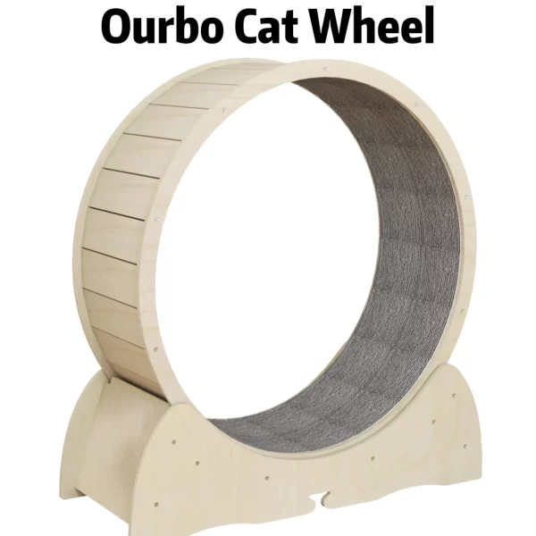 Roue à chat en bois durable